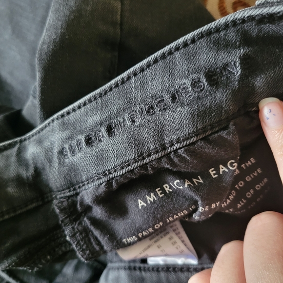 American Eagle Outfitters Super High Rise Jeggings size 14 - Picture 2 of 3